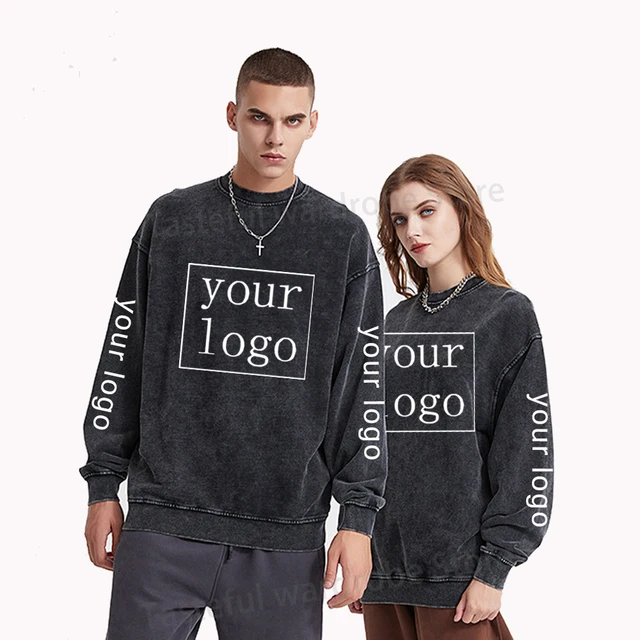 Custom Design Hoodies - Personalized Photo & Logo Printing for Men & Women | Retro Harajuku Style Unisex Pullover Sweatshirts