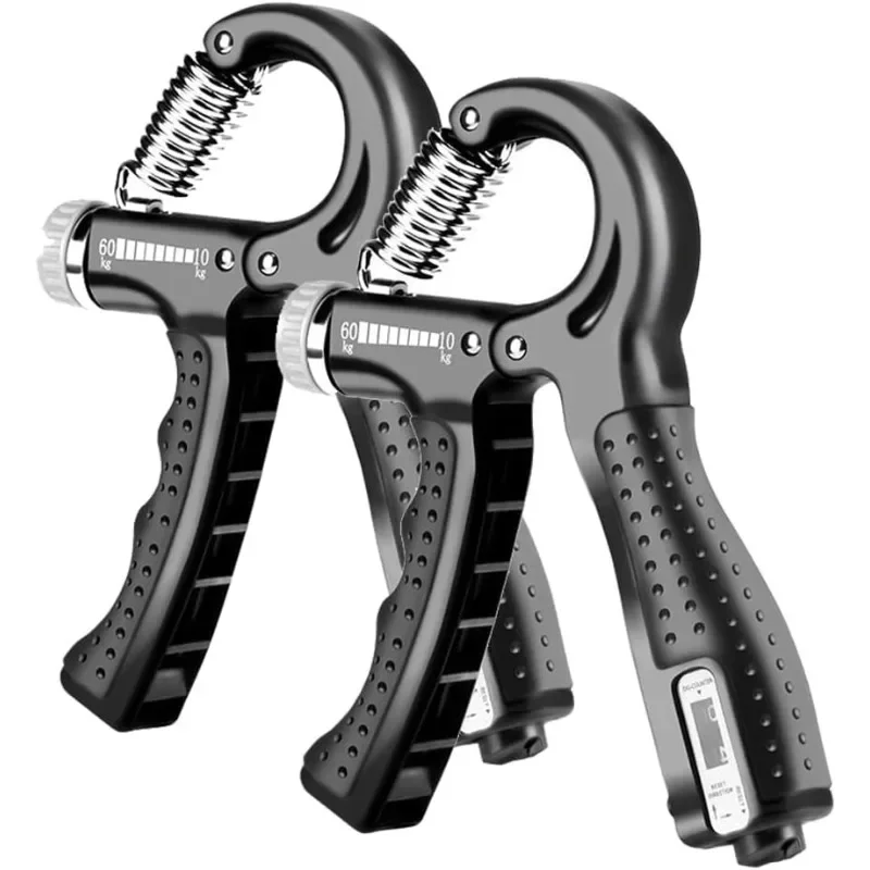 11-132lbs R-type Counting Hand Grip Adjustable Strength Apparatus Forearm Muscle Training Dynamometer Five Finger Rehabilitation