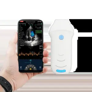 Cardiac Probe USG Wifi Wireless Color Ultrasound Micro Convex  Doppler Probe Support iOS Android Windows