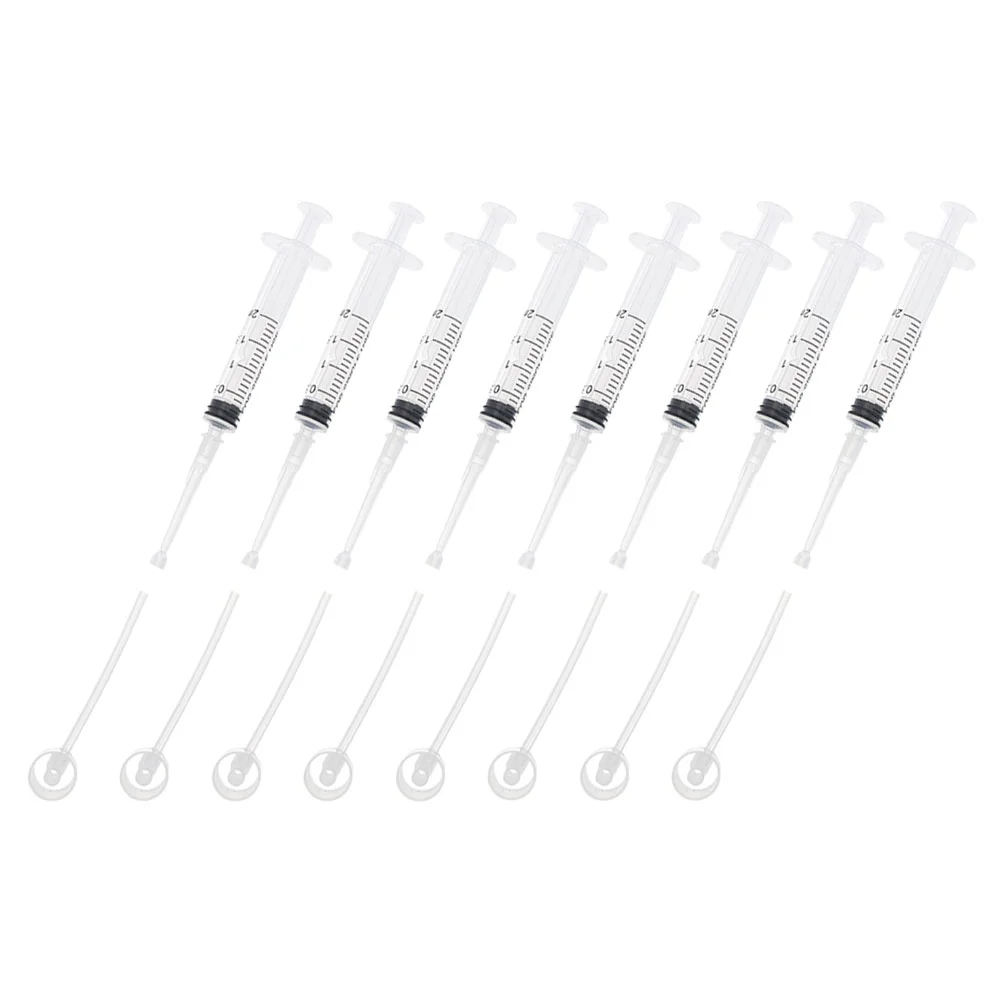 Perfume Syringe Pump Refill Dispenser Liquid Tools Transfer Tool Bottle Essential Measuring Oil Adapter Clear Perfumes Plasti 5 10 pcs syringes set 1 5 inch blunt tip needle slip syringe glue applicator refilling measuring tool