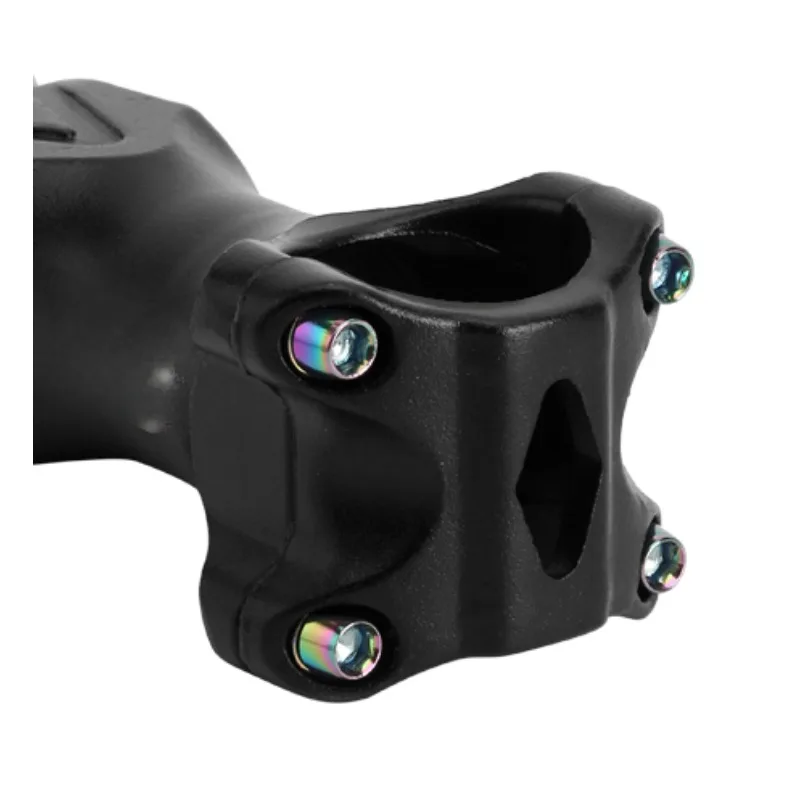6 Viti Per Attacco Manubrio Bicicletta M5 X 18 Mm - Acciaio Inox, Colori Nero/Rosso/Blu/Oro, Per MTB, City Bike E Bici Da Strada