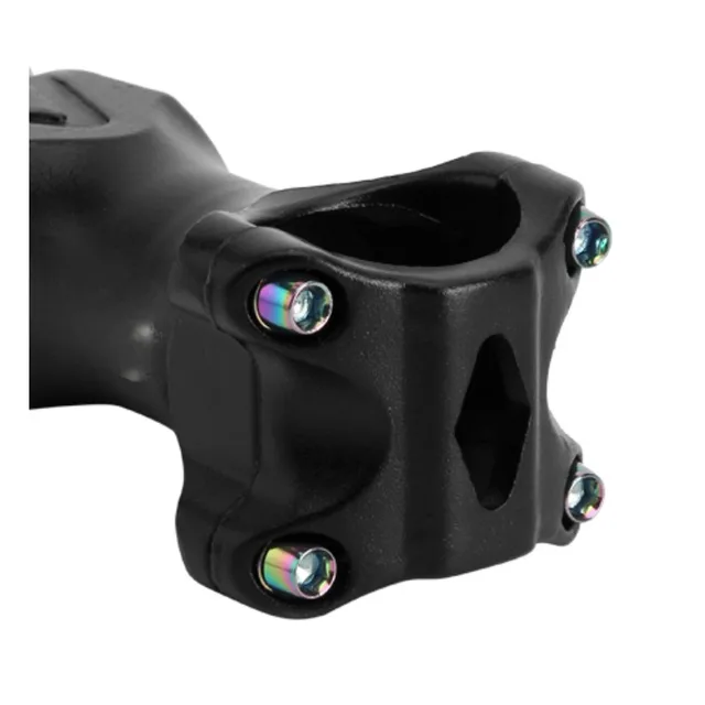 Bulloni Titanio Per Bici M5 - Testa Conica Con Rondella, Grado 5, Conf Da 6 (Nero, M5x16mm) - Foto 5