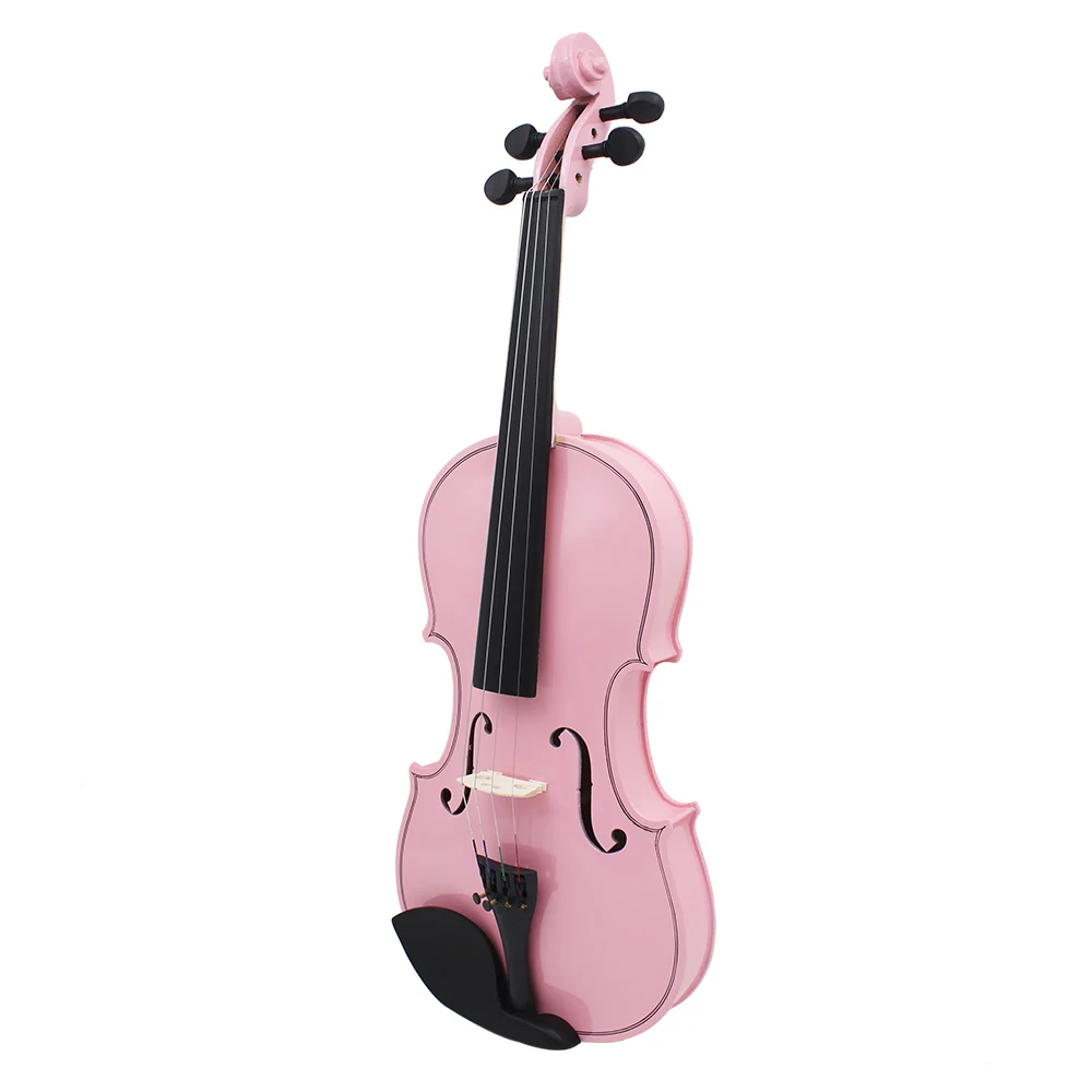 4/4 Violin Solid Wood Violin Set with Case Accessories Professional Stringed Instruments for Practice