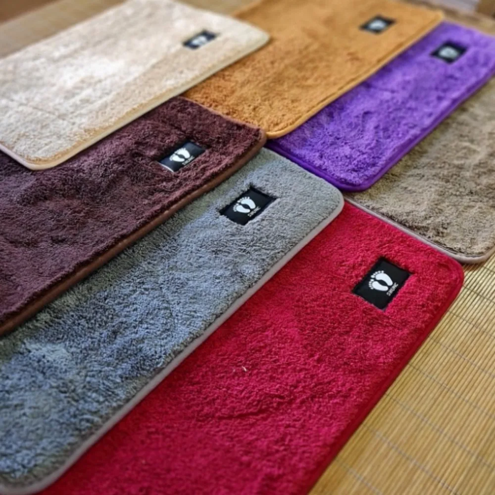 흡수성 부드러운 고급 욕실 바닥 매트, 미끄럼 방지 문짝 매트, 빠른 물 흡수 샤워 러그, 전체 라텍스, 목욕용 미끄럼 방지 바닥 