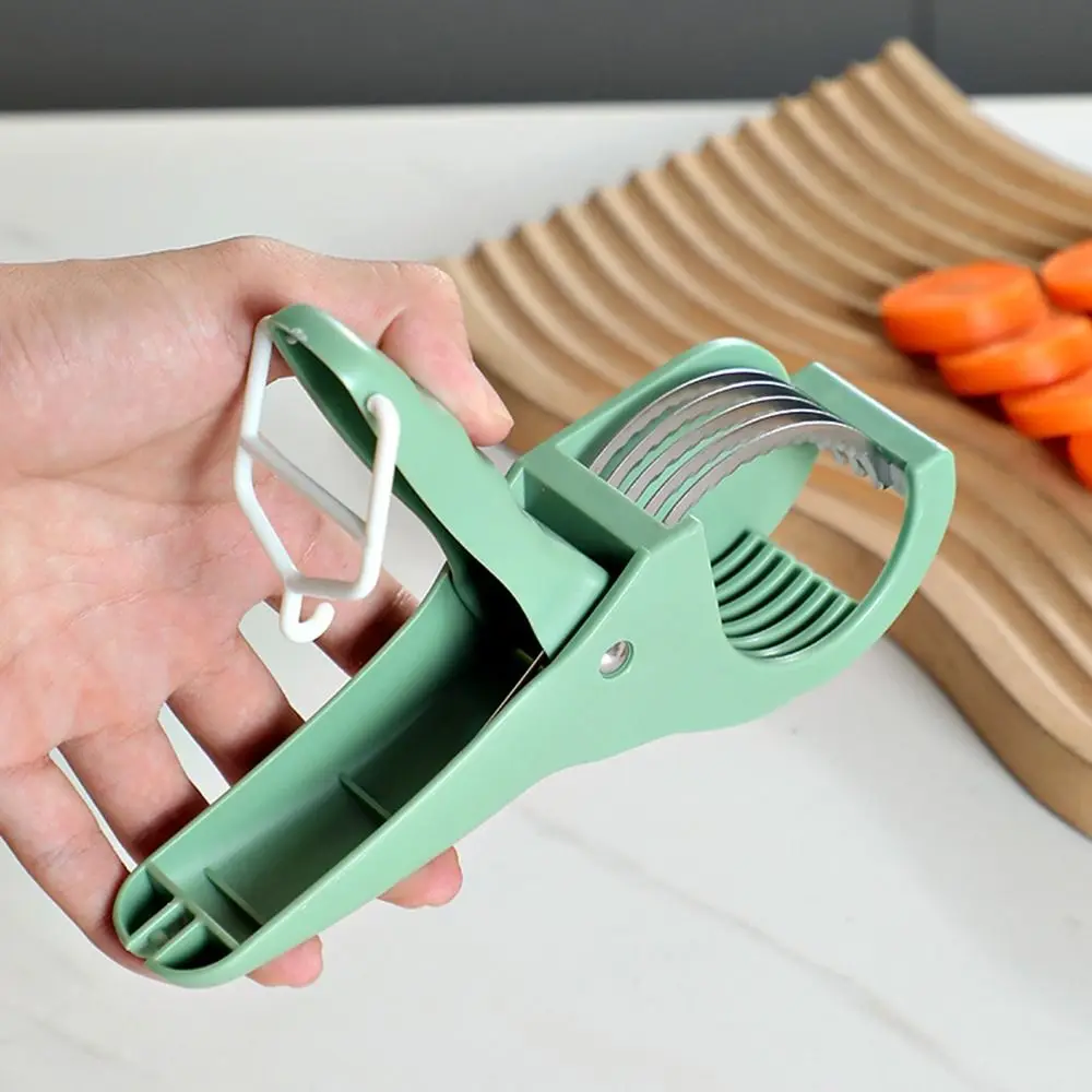 Stainless steel Manual Fruit Slicer Comfortable Grip Non-slip Handle Vegetable Chopper Rust-proof Easy To Use