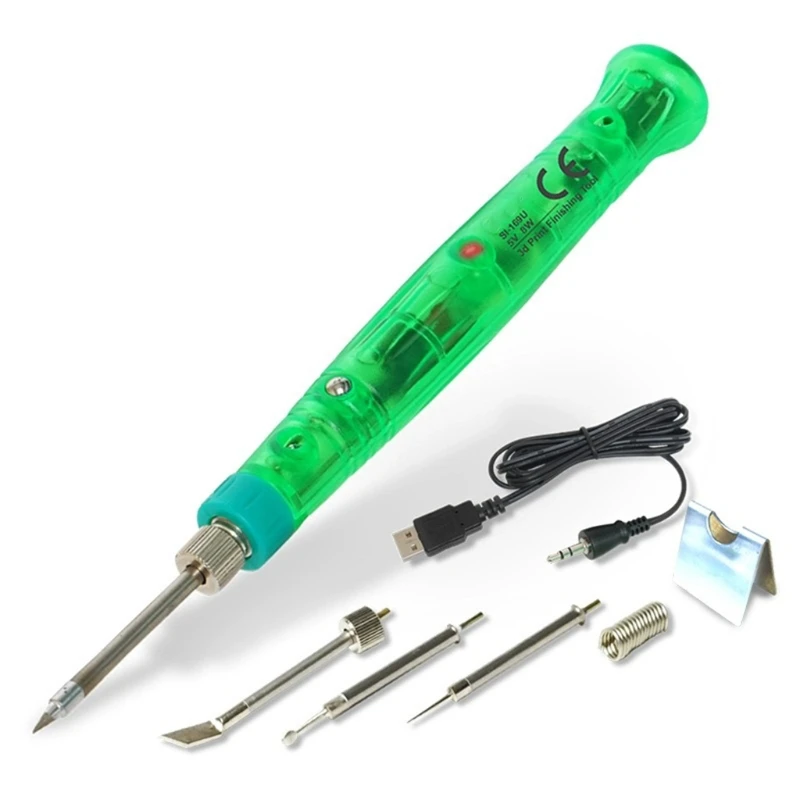 SI-169U Soldering Iron Pen Portable 3D Print Finishing Tool USB 5V Repair Modify Mini Welding Gun 8W