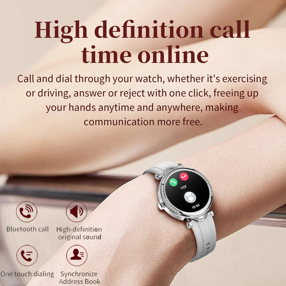 Smart Watch For Xiaomi Android Fashion Women 360*360 HD Screen Heart Rate Dial Watch Voice Calling SmartWatches smart watch