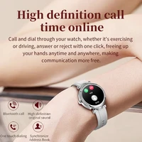 For Xiaomi Android Fashion Women Smart Watch 360*360 HD Screen Heart Rate Custom Dial Watch Voice Calling SmartWatches 2024 New 2