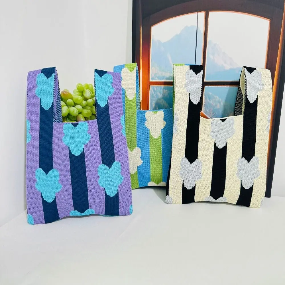 

Повседневная Большая Сумка-тоут ручной работы с мультяшной вышивкой и узлом, женская сумка-тоут