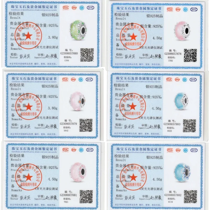 Real Sterling Silver 925 Flower Charms Glass New Original Bead Colorful Murano Fit Original Bracelet DIY for Women Jewelry Gifts