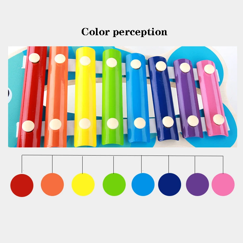 Early Education Toys Wooden Xylophone Instrument for Children Wisdom Development