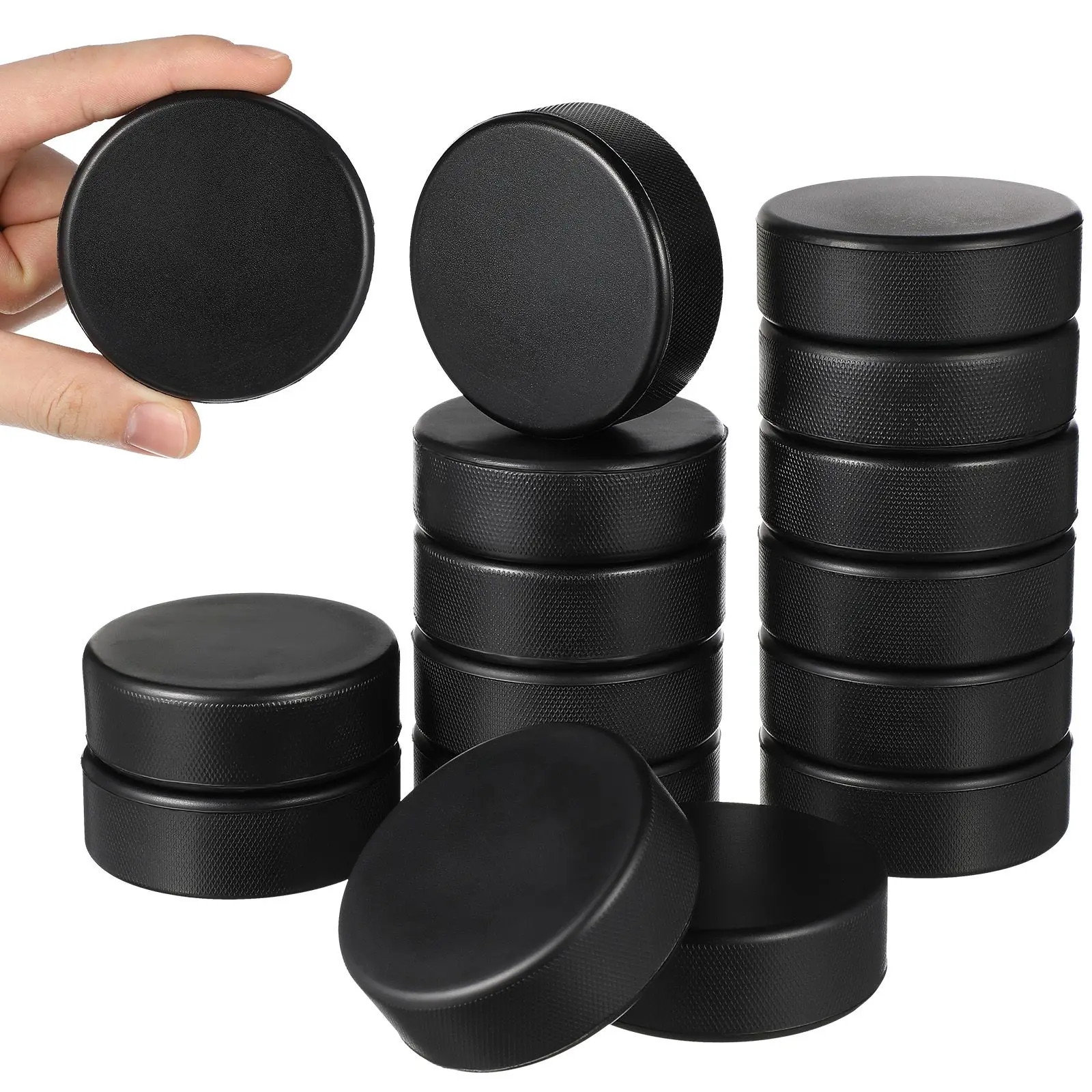 24 Pcs Ice Hockey Foam Balls Indoor Game Training Bulk Sports Field Hockey Street Pucks Outdoor Games Practice
