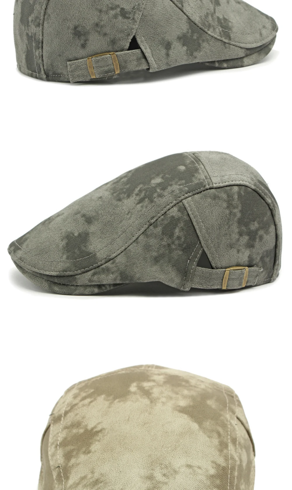 HT4548 Baskenmütze Dicke Warme Herbst-Winter-Mütze für Männer und Frauen Fleece-Gefütterte Ivy Flat Cap Künstler-Malermütze Herren- und Damen-Baskenmütze – Detail 9