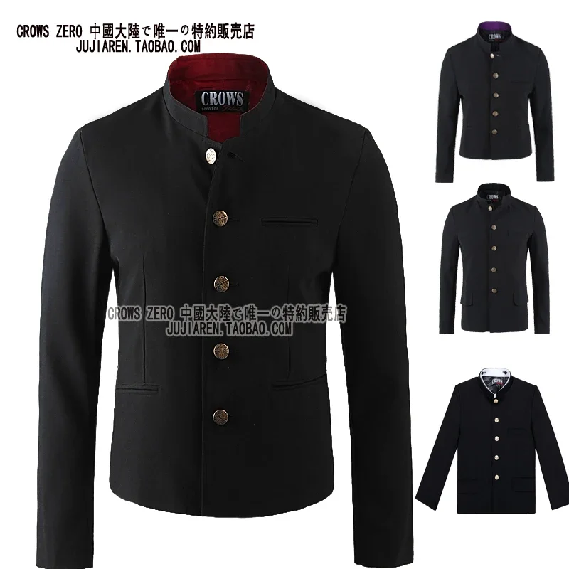 Jackets Men Suits Jackets New Japanese senior middle school uniform male men's Suzura slim blazer chinese tunic jacket top Korean coat men suits jackets