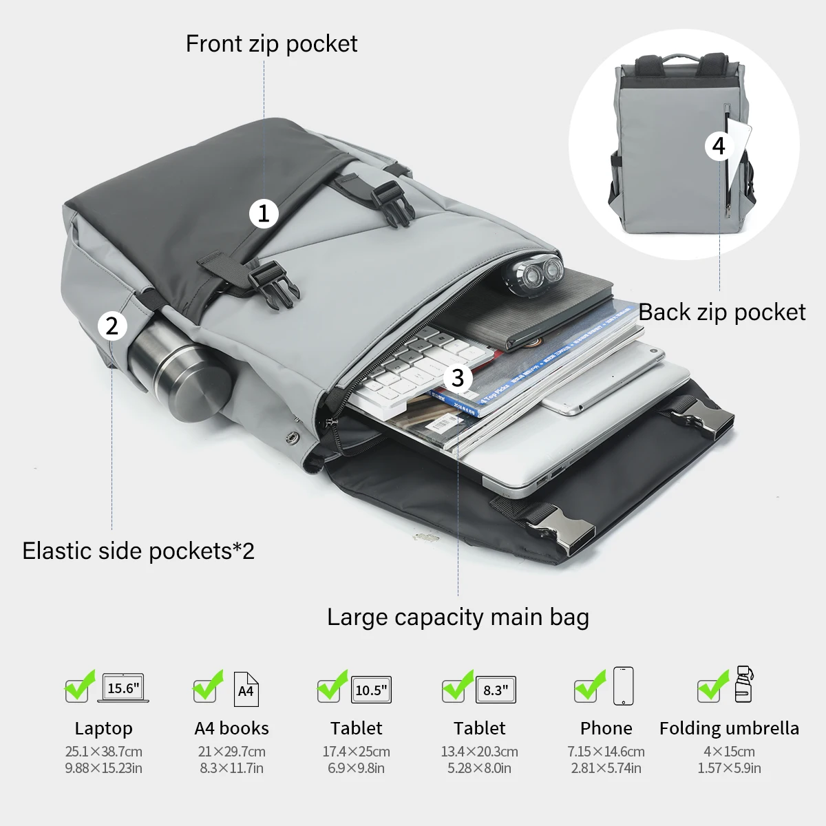 Tigernu Fashion Backpack Men Korean Style Laptop Backpack Waterproof Bags Male Business Backpacks Travel Bags Knapsack
