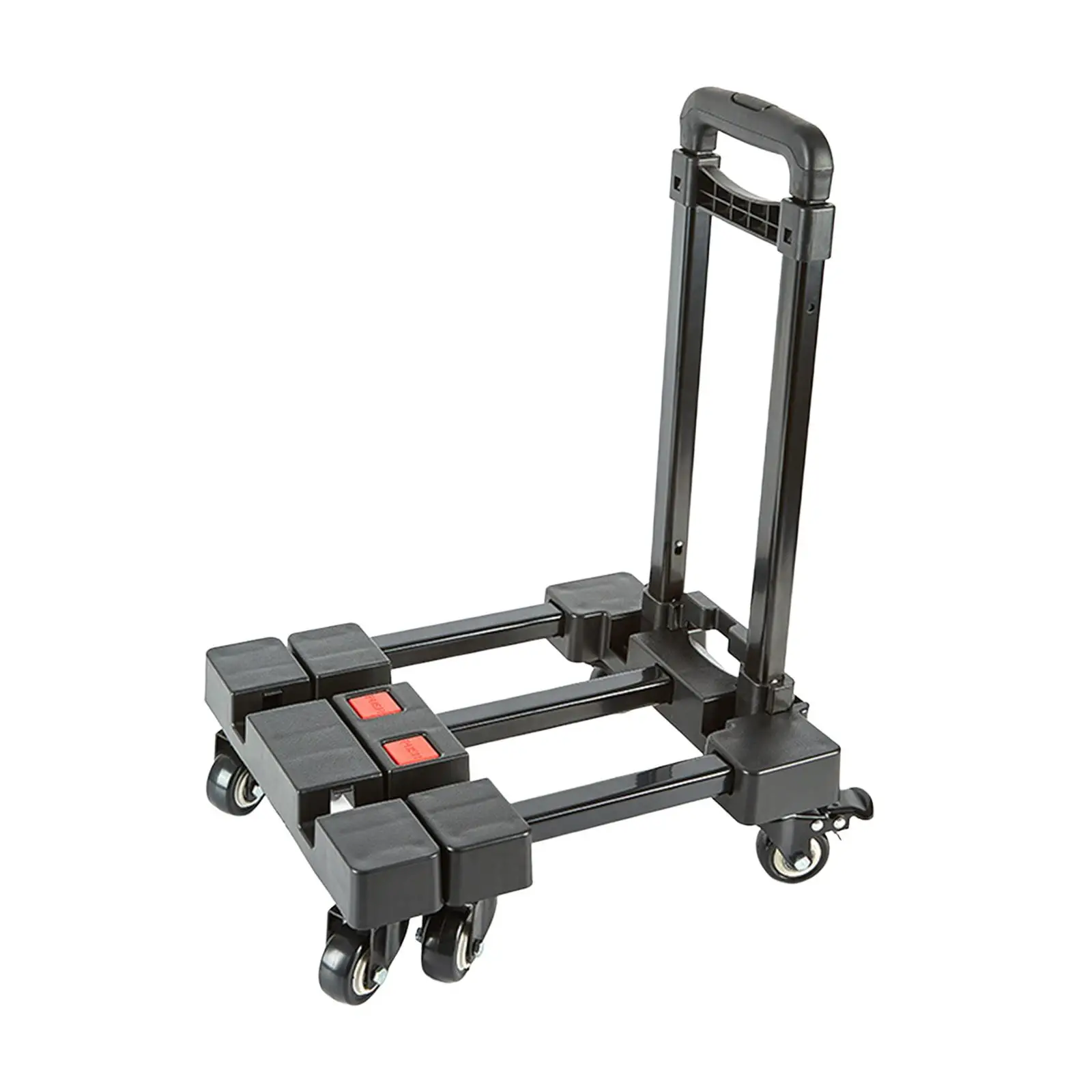 

Folding Hand Truck with Brake Wheels Moving Luggages Cart for Moving Houshold Transportation Outdoor 100kg (220lb) Load Capacity