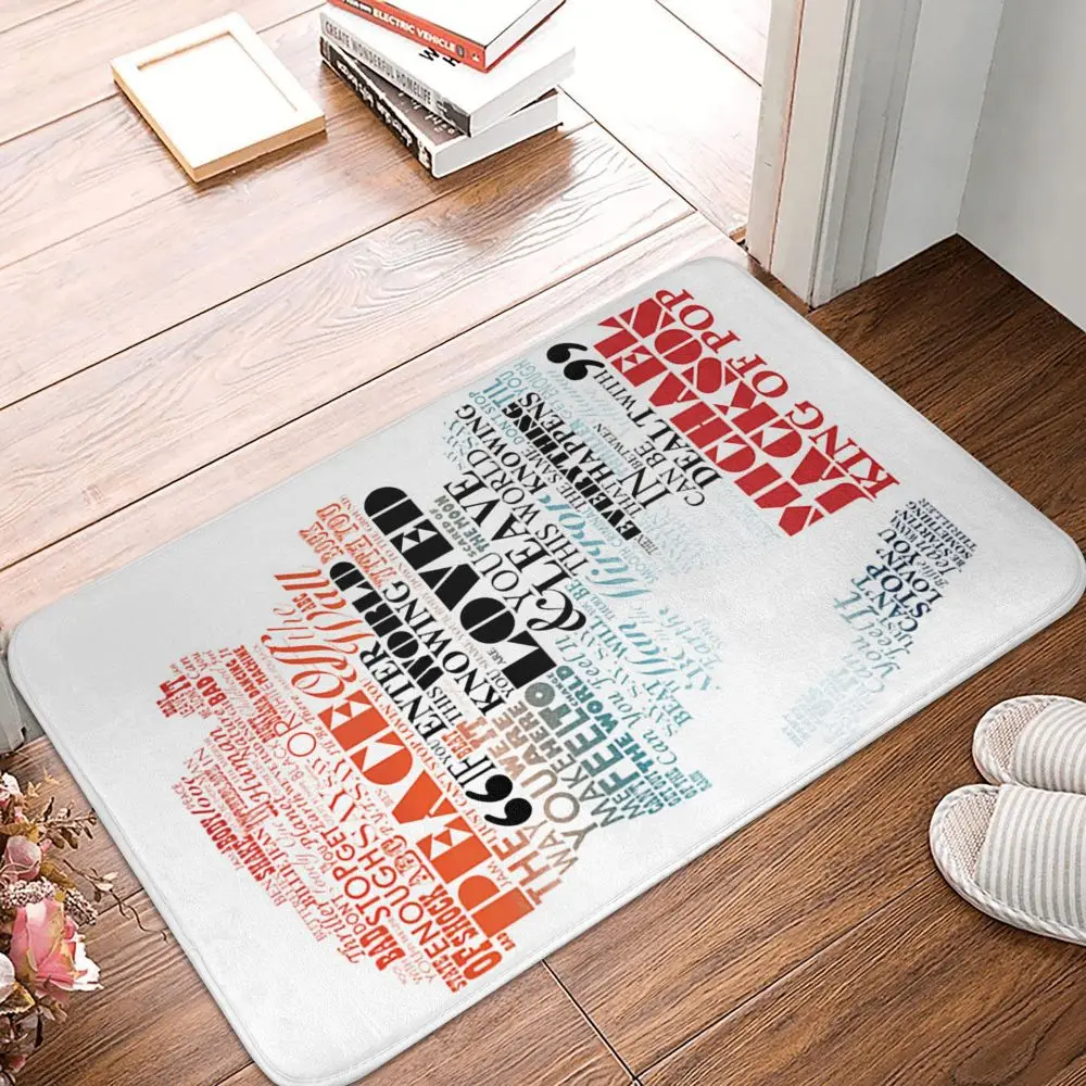 Legacy Of Michael Jackson Non-slip Doormat Floor Mat Dust-proo Carpet Rug for Kitchen Entrance Bathroom Living room Footpad Mats