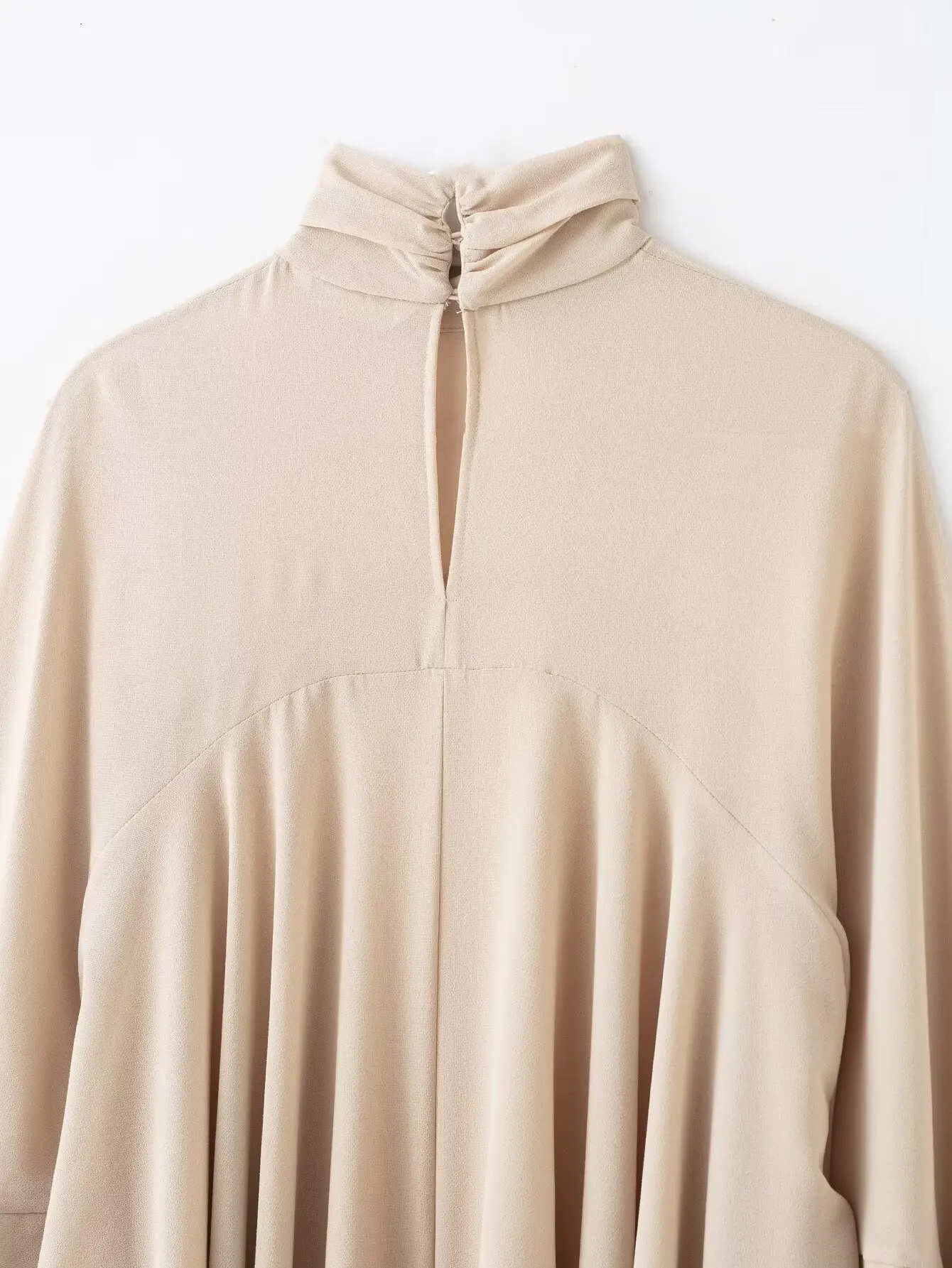 Women Loose Casual Burgundy Cloak Knit Turtleneck Sweater Female Raglan Sleeve Pullovers Lady Spring Autumn Elegant Pullover Top