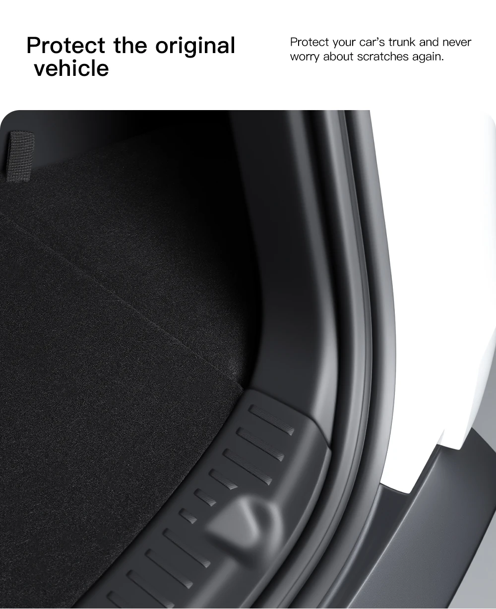 Rear Trunk Side Anti-Kick Pad For Tesla Model Y Juniper 2025 TPE Full Coverage P