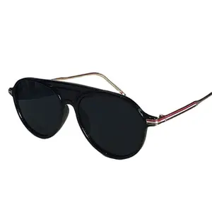 KAPELUS Woman metal sunglasses Man black sunglasses outdoor frog mirror T988b