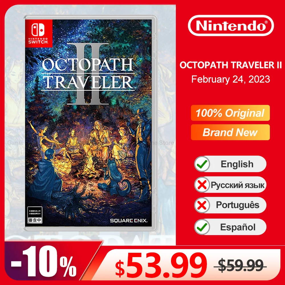 Octopath Traveler Ii Nintendo Switch Giochi Offerte 100% Scheda Di Gioco Fisica Ufficiale Rpg Genere Per Switch Oled Lite Console Di Gioco