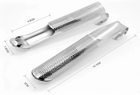 Tea Infuser Stainless Steel Tea Infuser Creative Pipe Design Metal Tea Strainer for Mug Fancy Filter for Puer Herb Tools Accessories