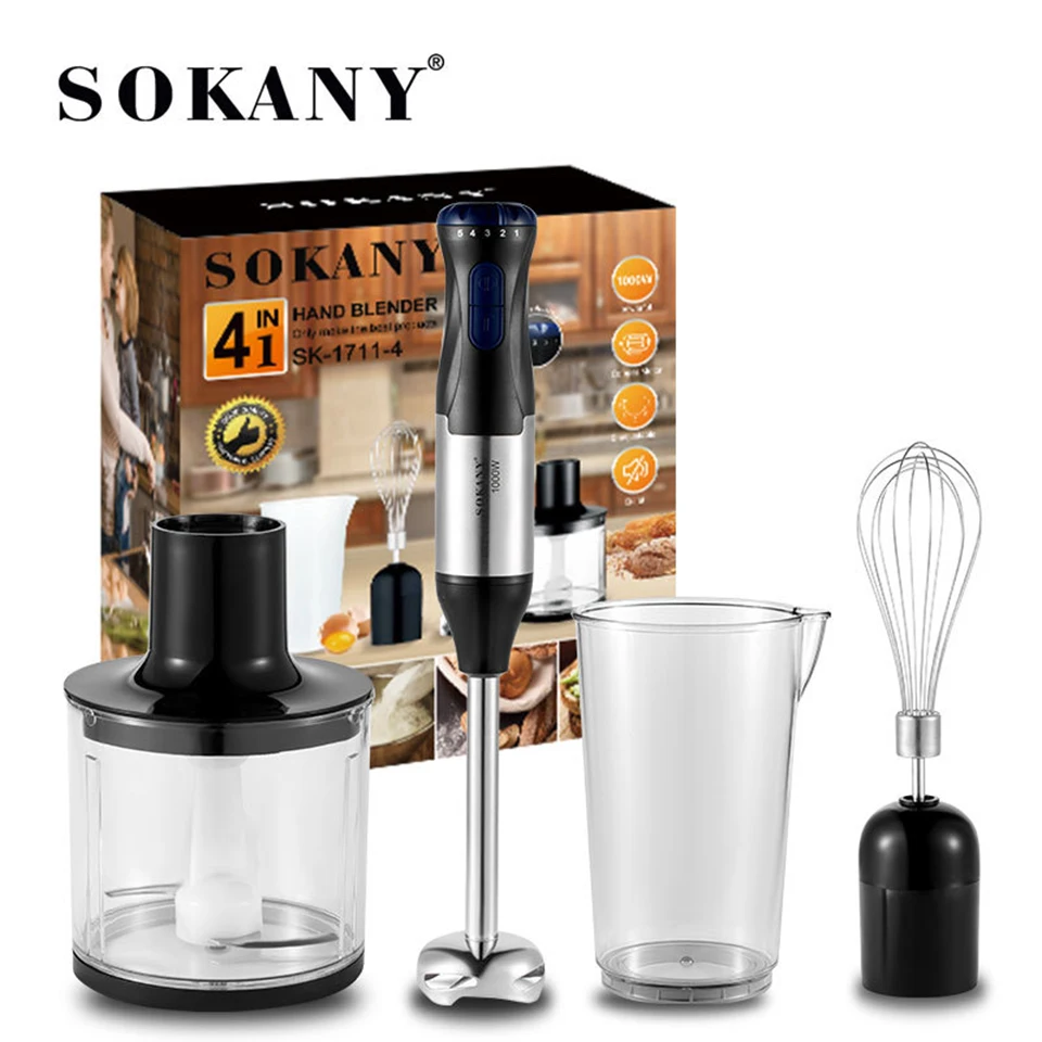 Dropship Hand Stick Handheld Immersion Blender Food Food Complementary  Cooking Stick Grinder Electric Machine Vegetable Mixer to Sell Online at a  Lower Price