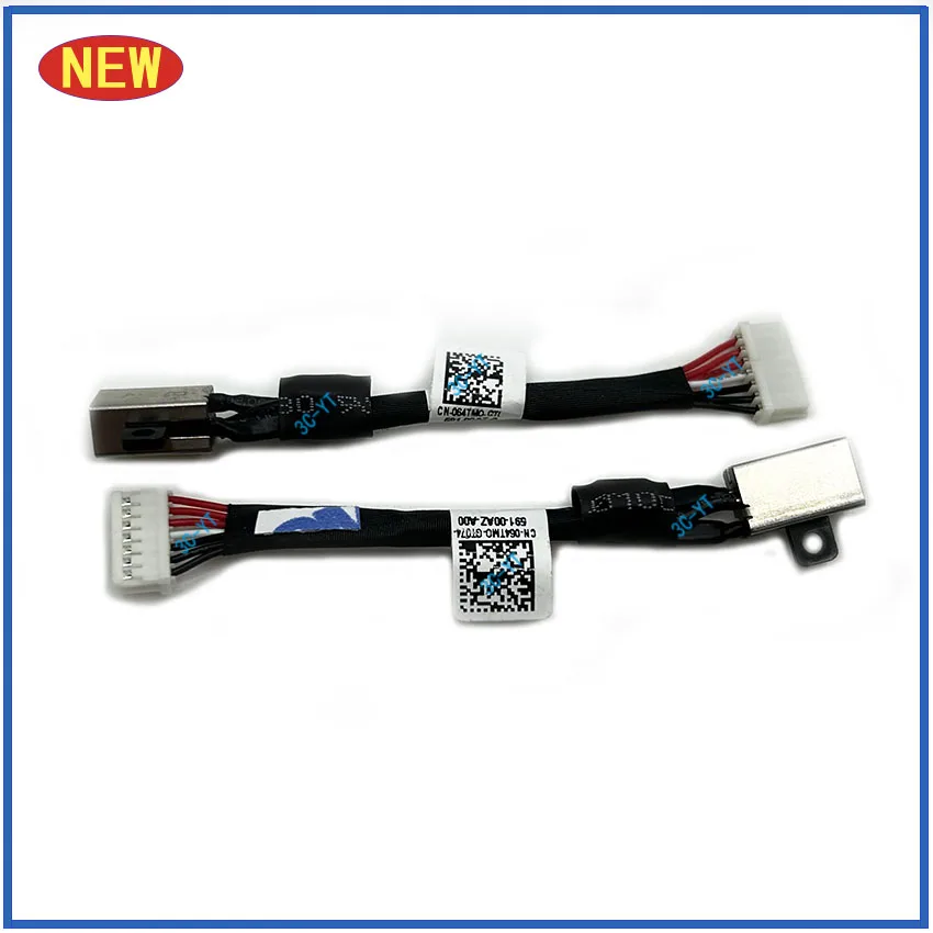 1-10Pcs New Laptop DC Power Jack Cable For DELL Precision 5510 5520 5530 5540 P56F Charging Connector DC-IN Cable