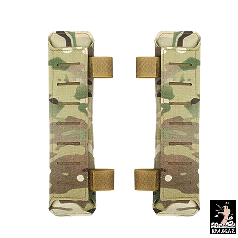 

DMgear Tactical Shoulder Pads 2PCS Lightweight Soft Comfort Cushion Pads MOLLE Airsoft Paintball Gear Laser Cutting