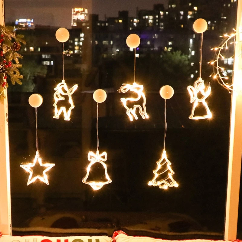 

Window Hanging Light Scene Decor Festive Decorative Color 8 Type