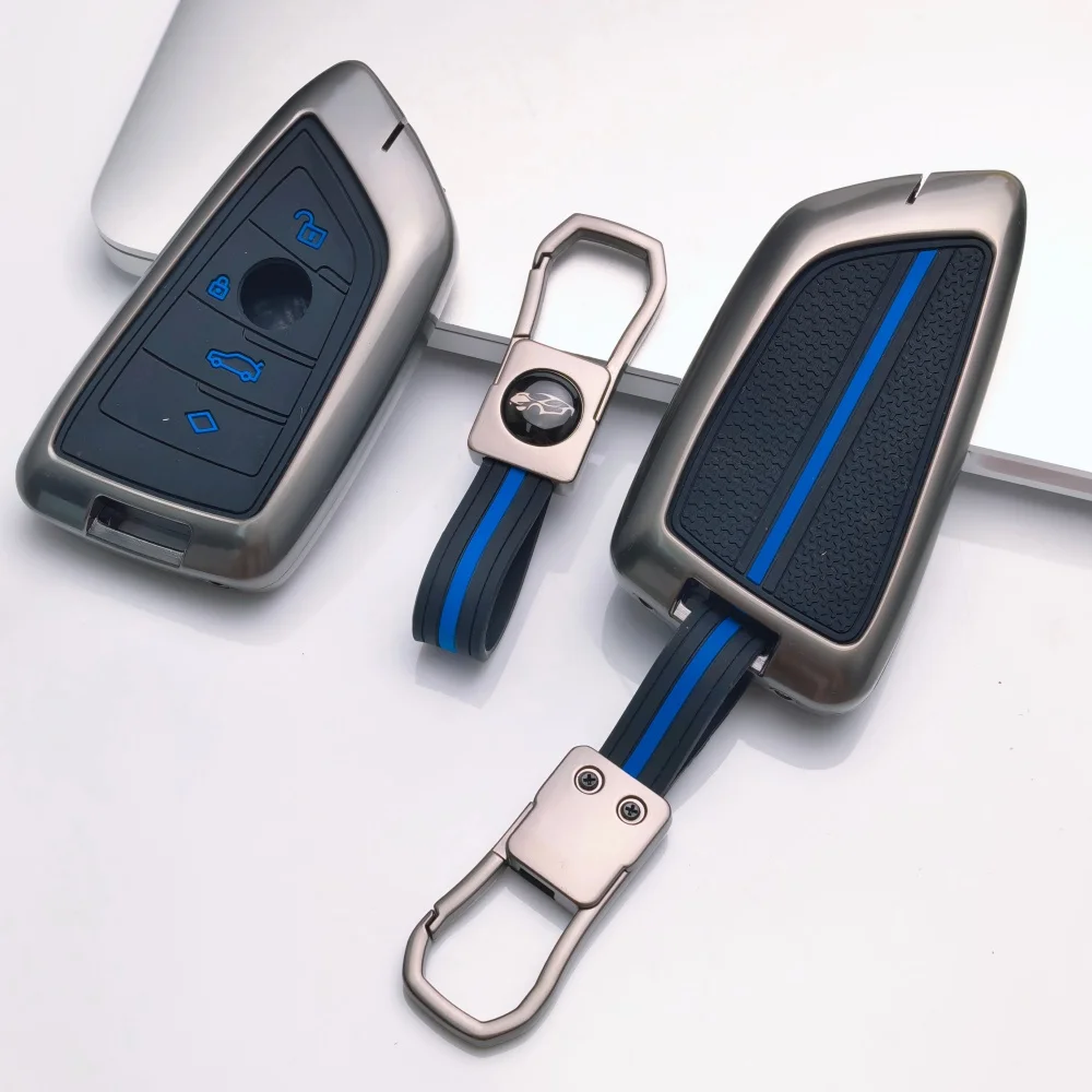 Premium Zinc Alloy Silicone Key Case Cover