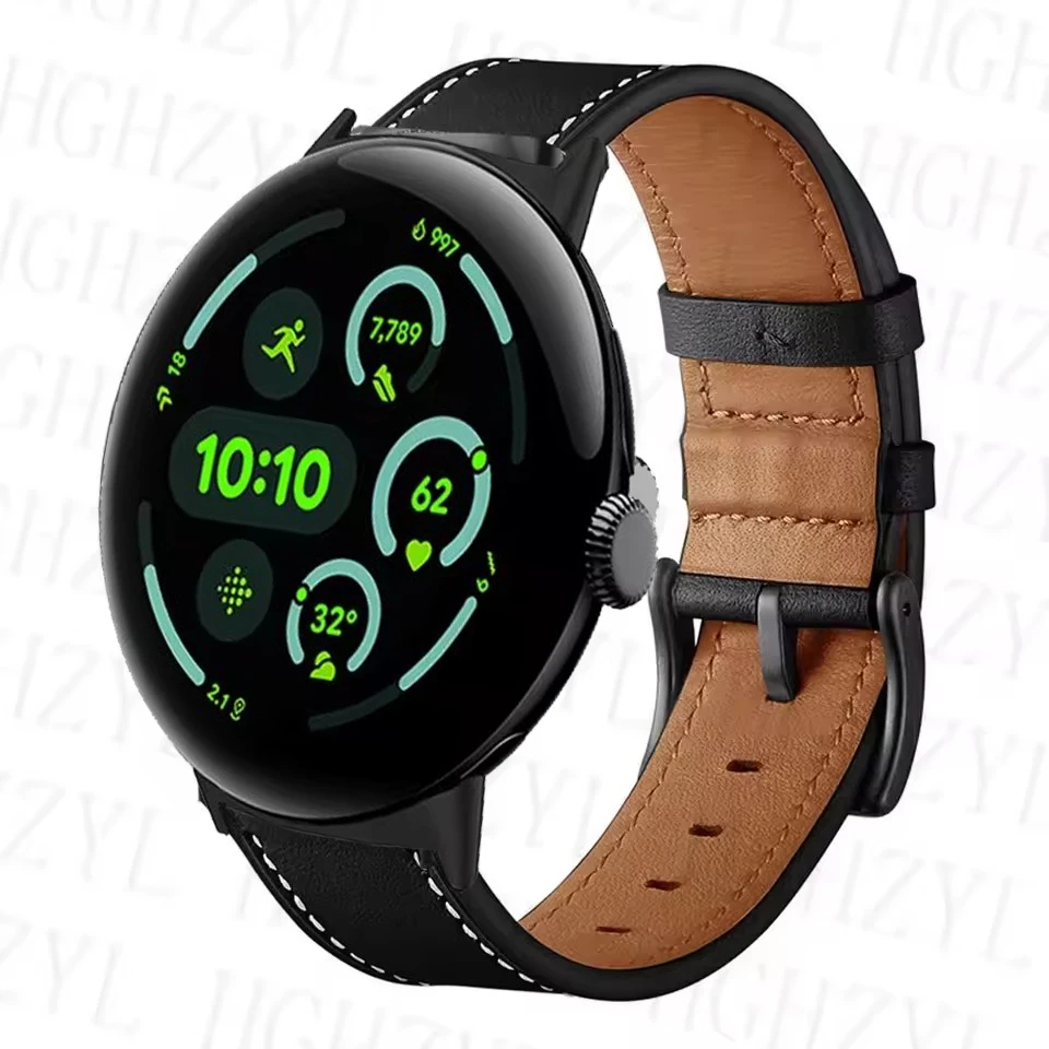 Premium Leather Replacement Strap Wristband