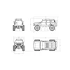 CROSSRC 1/10 Scale RC 4x4 SU-4 RC Rock Crawler Car 4WD Electric Off-road Vehicles Toys Model TH21794 5