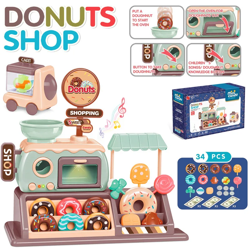 simulacao-infantil-forno-donut-shop-sorvete-doces-supermercado-caixa-de-compras-casa-de-jogos-brinquedos
