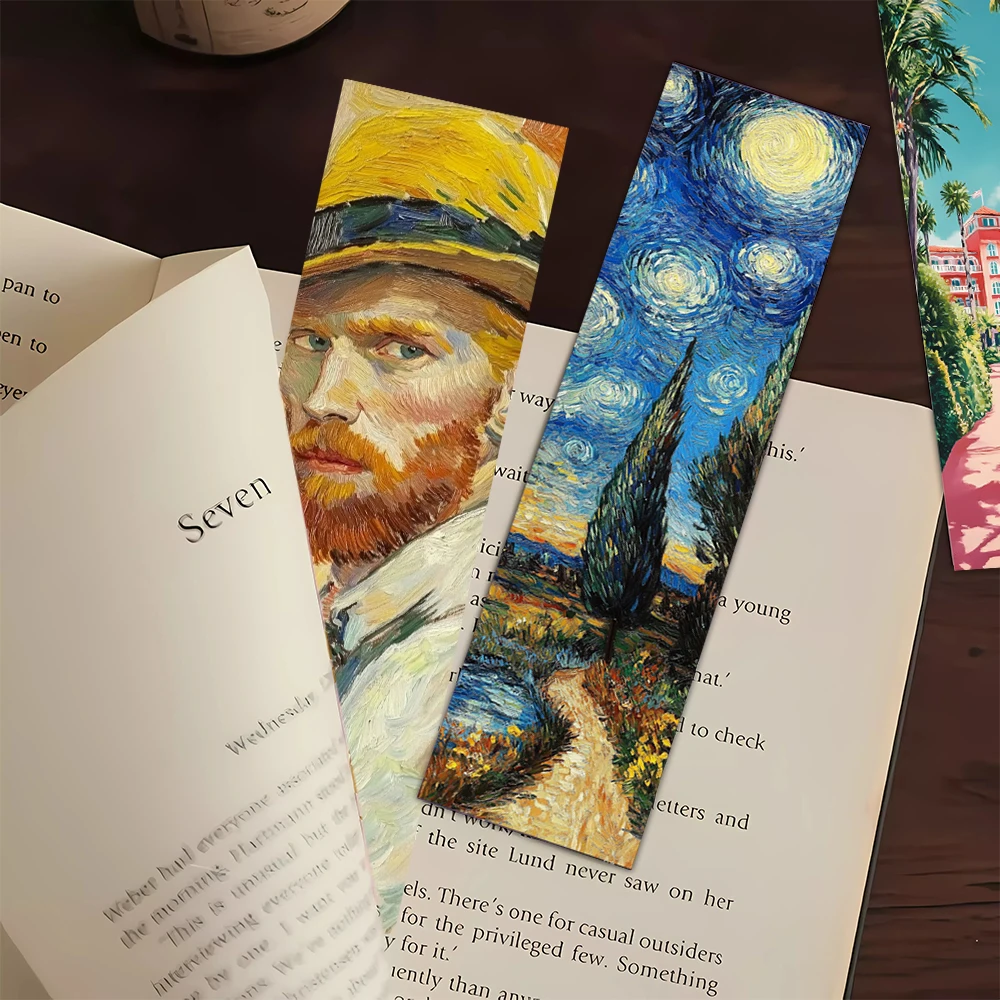 Van Gogh Oil Painting Series - Set of 32 Artistic Bookmarks for Teachers, Readers, and Art Enthusiasts