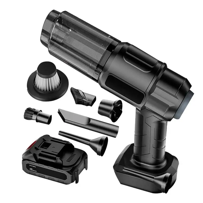 

Car Vacuum Cleaner Cordless Car Vacuum Strong Suction Duster Portable Rechargeable Silent Air Blower Vacuum cleaning Accessories