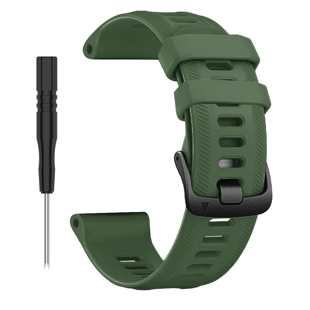 Sportok szilikon szíj számára garmin Előjel 965 955 napelemes 945 935 745 szíj nézni Szállítószalag 22mm Kicserélés Karcsat Karcsat