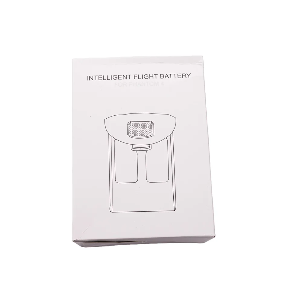 Lot de trois batteries de rechange pour DJI Phantom 4 alignées, piles haute capacité 5870mAh 15.2V.