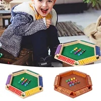 Board Game With Multi-Faceted Flip Shut The Box Game 6 Player Wooden Board Math Number Games For Kids Adults Families Party Club 1