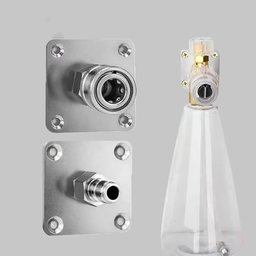 High-pressure Cleaning Machine Accessories Foam Cannon Nozzle Water Gun Rack Wall-mounted Storage Rack Stainless Steel 1/4 Quick 3