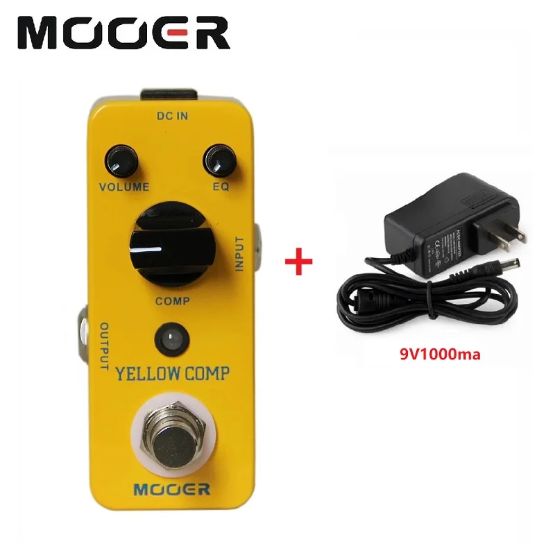 

Mooer желтая Comp оптическая Компрессорная педаль эффектов мини гитарная педаль для электрогитары полный металлический корпус истинное обходное соединение аксессуары