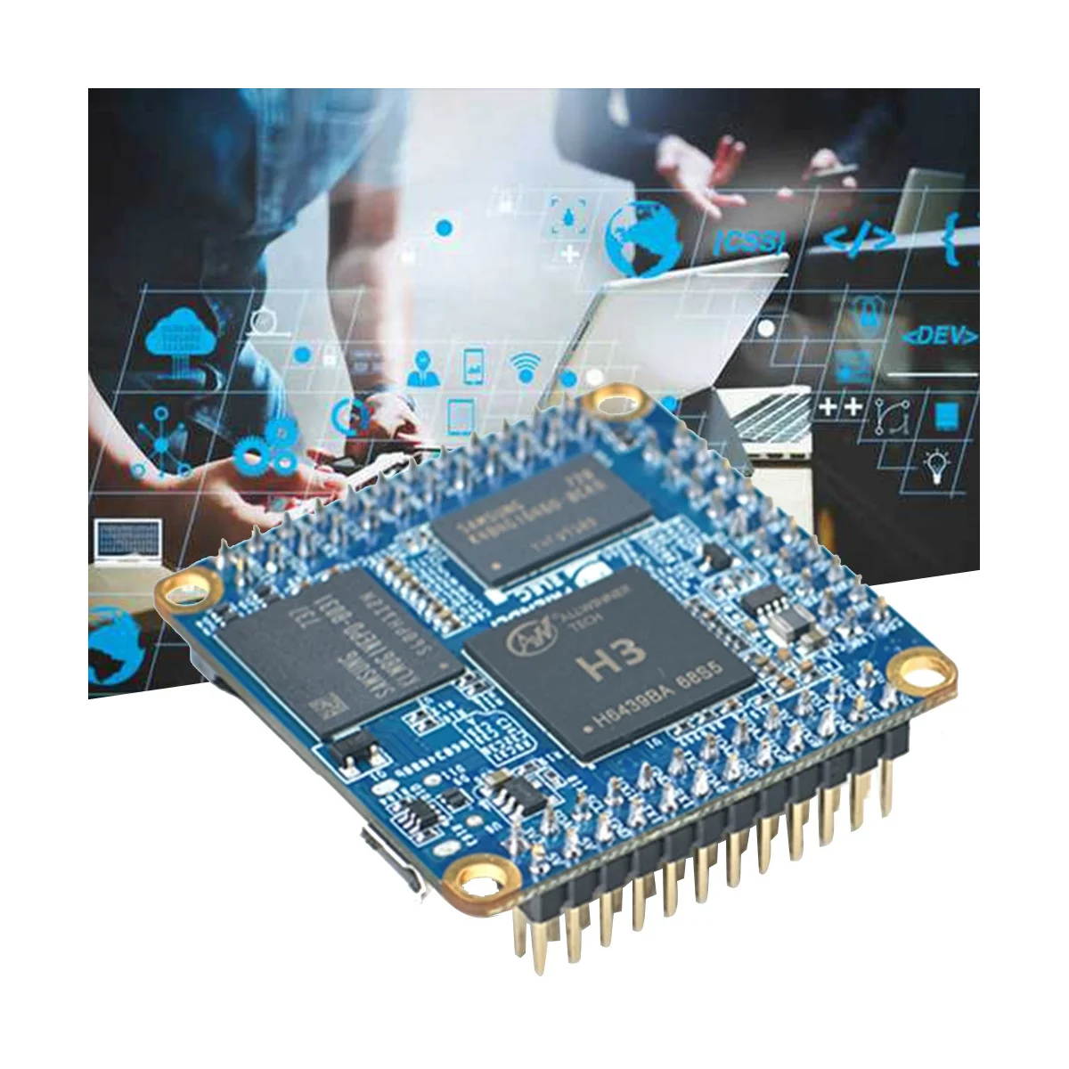 NanoPi NEO Core Allwinger H3  ھ 256MB + 4G ھ  , USB    