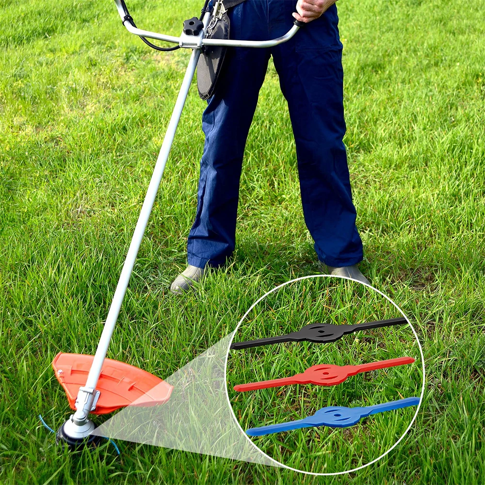 Description Picture 5 of item6/12/20pcs String Trimmer Head Blades Replace Plastic Cutter Blade Replacement Lawn Mower Weed Wacker Eater Head Replacement