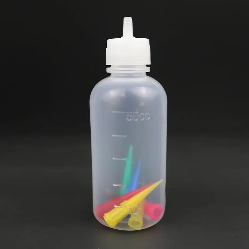 50ML Jam Painting Squeeze Bottles 7 Nozzles Cream Cake Decor For Baking Drawing Pastry Tools Kitchen Accessories Gadgets baking supplies cake icing nozzles baking nozzle set cake decorating nozzle set jam squeeze bottles cream jam squeeze bottles
