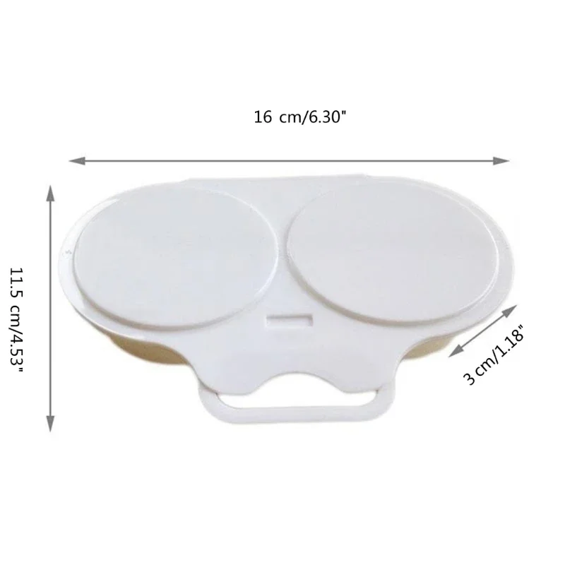 1/2pc Food Grades Plastic Microwave Cooking Eggs Steamer Kitchen Cooking Mold Egg Poacher Fried Egg Tool egg cooker egg boiler mold cup egg poacher silicone egg poacher