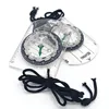 1pc Outdoor Transparent Compass Survival Tools Mini Travel Motion Scale Camp Hanging Rope Acrylic Map Proportional Ruler Hike CN 6