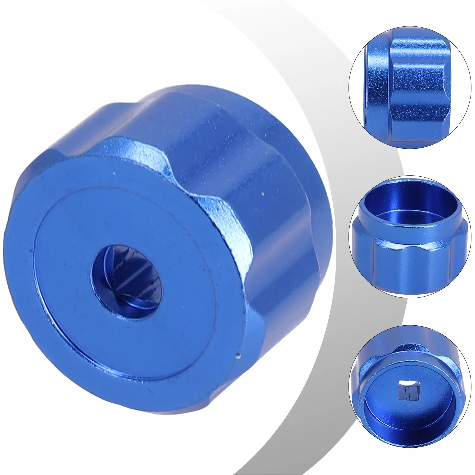 

1pcs Round Wheel Handle, Faucet Handles Manifold Gauges Knob Aluminum Alloy Blue Rust Resistance HVAC Tools Gauges