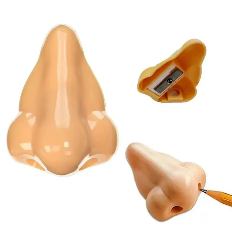 Pencil sharpener, Creative Nose Pencil Sharpeners Funny Pencil Cutting Tools School Supplies Student Stationery Classroom Teacher Rewards Gift
