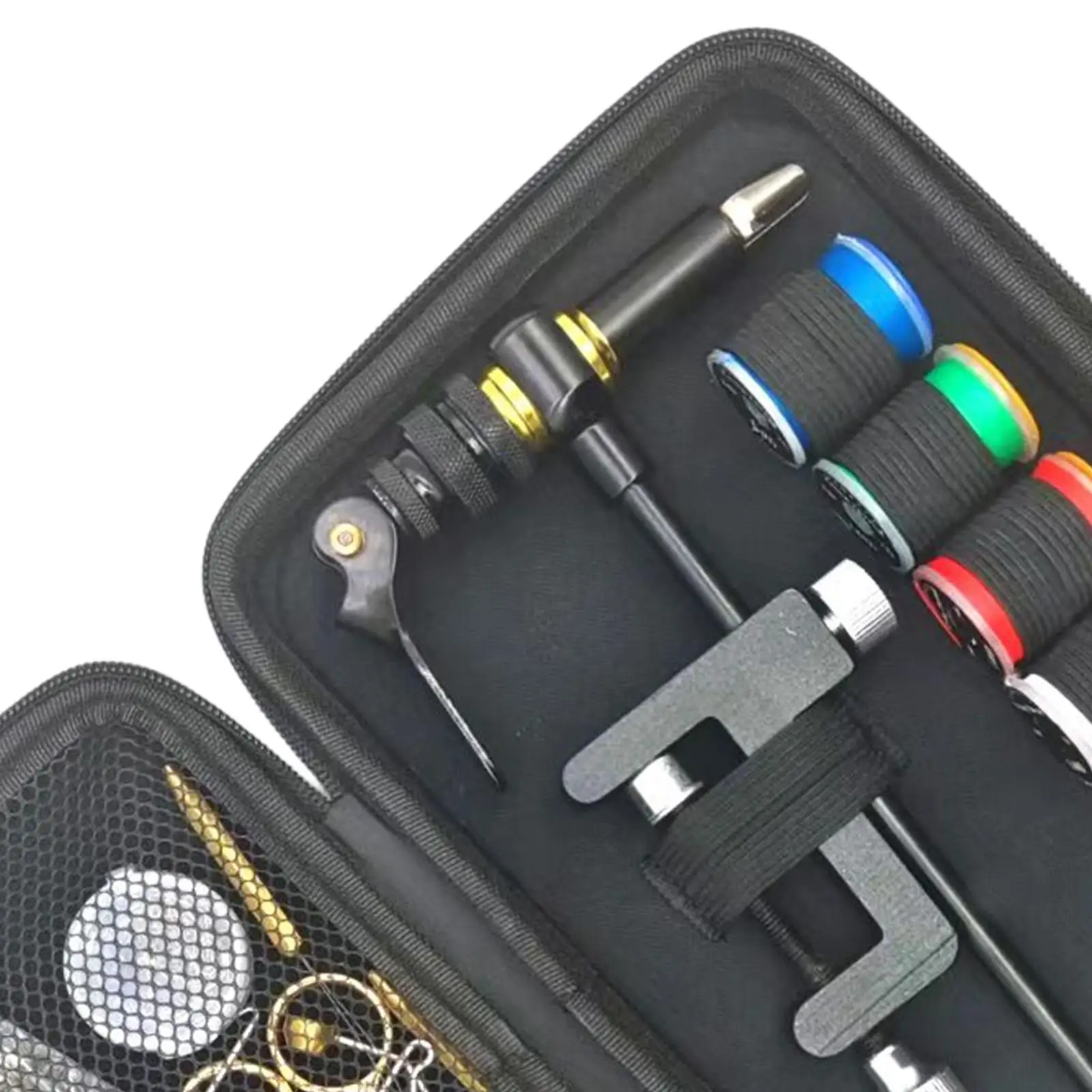 Portable Rotary Fly Tying Vise Tools Knotter DIY Threader Winder for Fishing 5