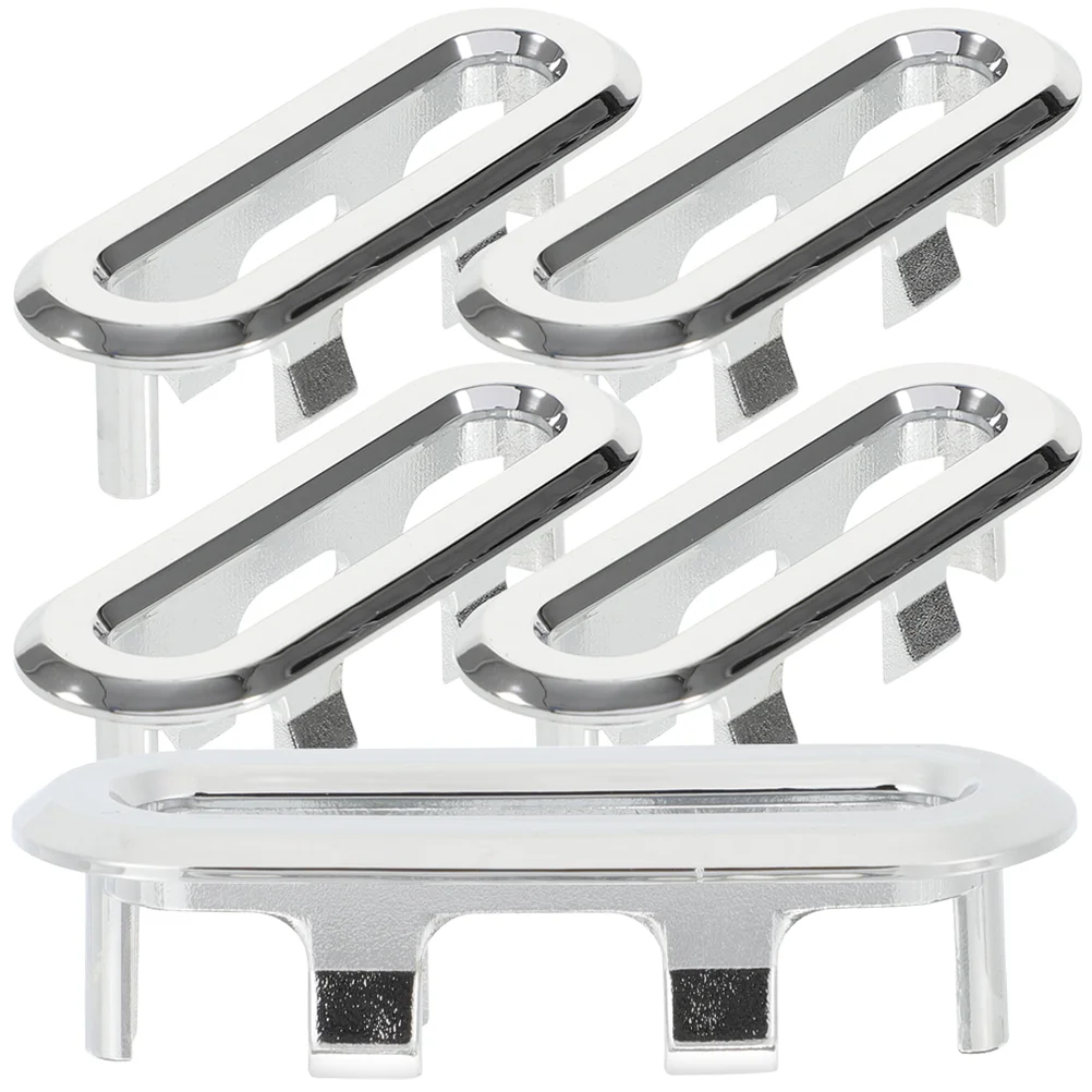

5 Pcs Basin Overflow Hole Cover Replacement Cap Sink Ring Tub Drain Washing Rings Accessories